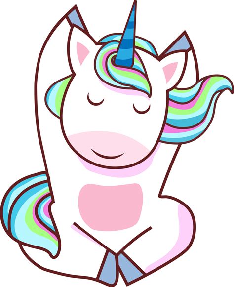 Cute Unicorn Cartoon 13869661 Png