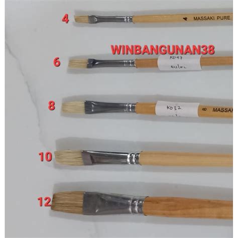 jual kuas lukiskuas lukis cat miyak       shopee indonesia