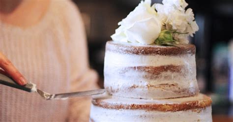 Wedding Part Two Our Naked Wedding Cake A Classy Fashionista