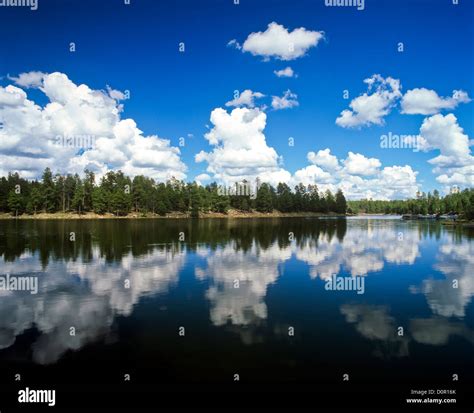 Woods Canyon Lake On The Mogollon Rim Apache Sitgreaves National