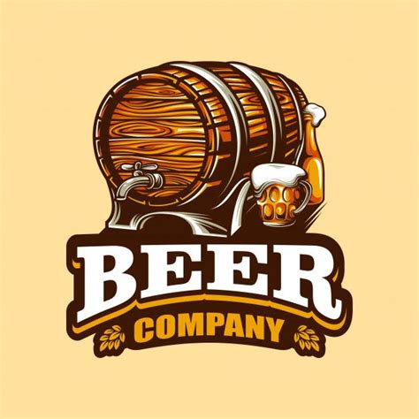 Логотип пива | Премиум векторы | Beer logo, Beer logo design, Brewery logo