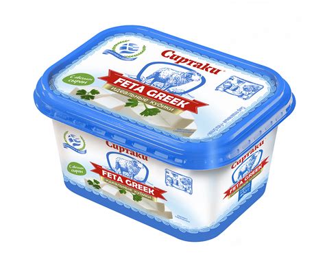 Сыр плавленый Feta Greek «Сиртаки» с добавлением овечьего сыра, 45% ...