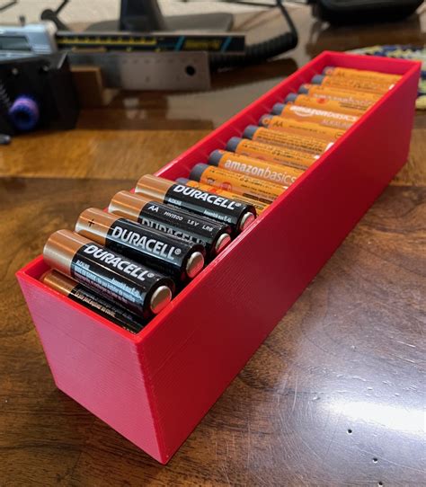 Simply Large Aa Battery Box By Ronguest Download Free Stl Model