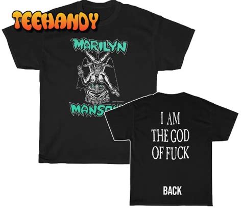 Marilyn Manson God Of Fuck Baphomet Shirt