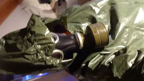 Gasmasked Perv Green Abc Cape Lover Latex Bessy POV Ass Dildo Riding Shemale Porn XHamster