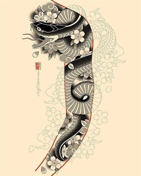 Pin By ZAODI On Dragon Snek Hannya Drawing Stencil Phoenix Tattoo