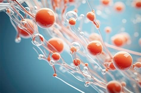 Premium AI Image | 3D Representation Of Collagen And Vitamins Promoting ...