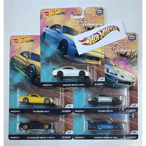 Hot Wheels Premium Car Culture Street Tuners Set Shopee Malaysia