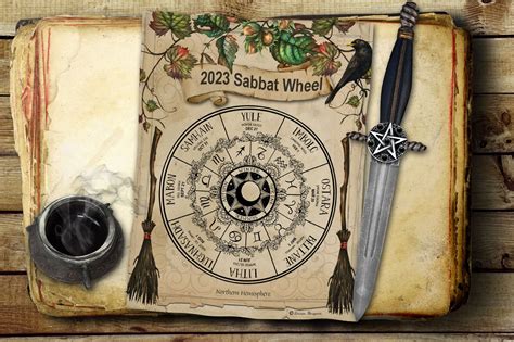 Wheel Of The Year Printable Northern Hemisphere Sabbat Calendar