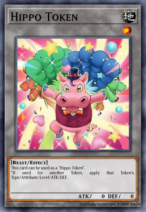 Hippo Token Yu Gi Oh Card Database Ygoprodeck