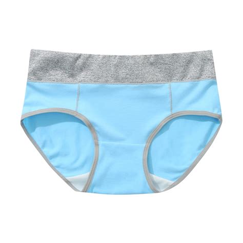 Outfmvch Underwear Women Women Solid Color Patchwork Briefs Panties Underwear Knickers Bikini