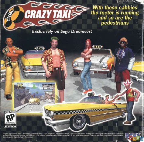 Crazy Taxi Vgdb Vídeo Game Data Base