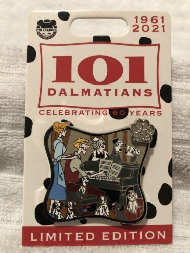 Disney Parks 2021 101 Dalmatians 60th Anniversary Anita And Roger Pin Le 4597980070