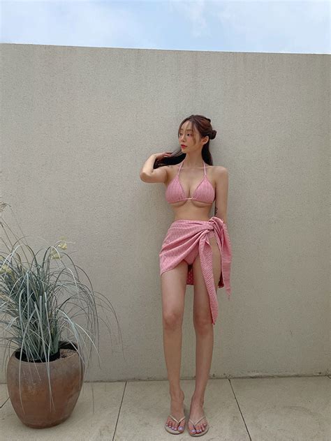 READY STOCK Laceley Pcs Bikini Set Basic Korean Style Woman Swimsuit