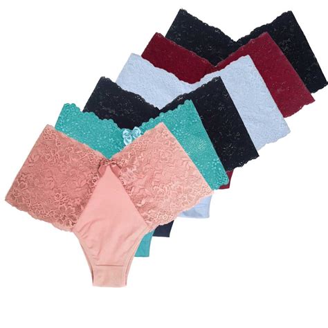 Kit Calcinha Plus Size Cintura Alta Luxo Sensual Lingerie Nao Marca