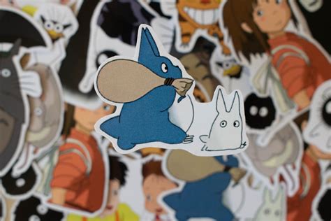 Studio Ghibli Sticker Set Set Of 10 Etsy