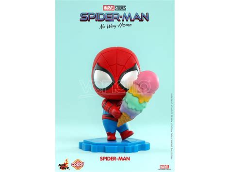 Hot Toys Spider Man No Way Home Cosbi Mini Figurine Spider Man Cr Me Glac E Cm Hot Toys