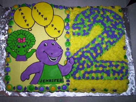 Barney Birthday Cake - CakeCentral.com