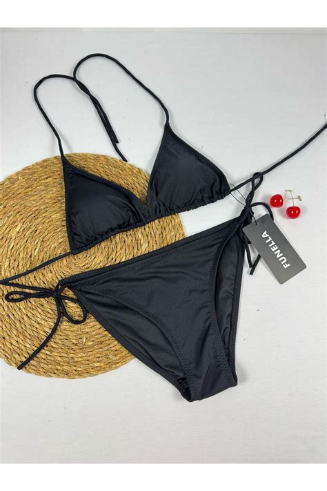 FUNELLA Siyah Kadın Bikini Takımı Fiyatı Yorumları