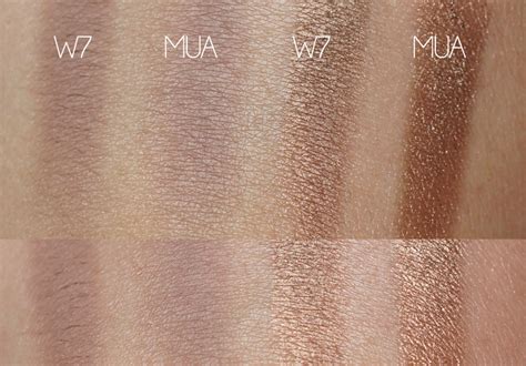 Urban Decay Naked 2 Dupes W7 Versus MUA Beautyill