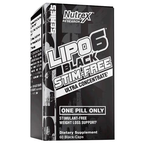 ᐉ Жиросжигатель Lipo-6 Black Ultra Concentrate Stim-Free 60 капсул ...