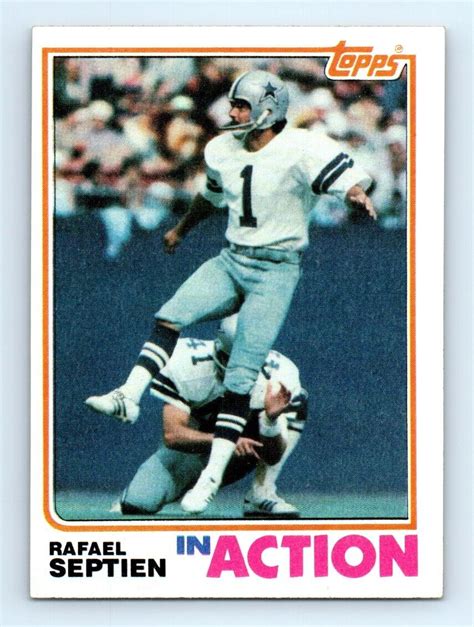 1982 Topps Rafael Septien Dallas Cowboys 324 Ebay