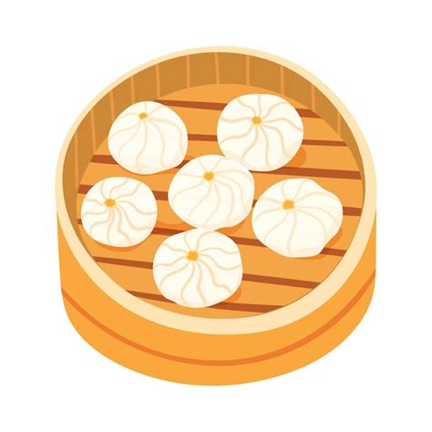 Premium Vector Vector Illustration Of Chinese Dim Sum Traditional