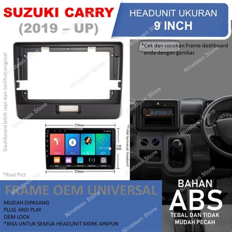 Jual Frame Headunit Android 9 Inch Untuk Mobil Suzuki New Carry PNP Fit