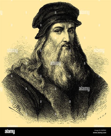 Leonardo da Vinci (1452 – 1519), Italian polymath: painter, sculptor