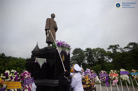 September 24 Mahidol Day Wreath Laying Ceremony By Mahidol University