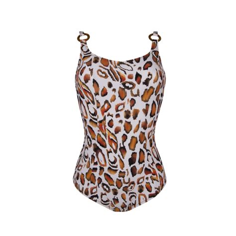 Maillot de bain une pièce armatures ANTIGEL LA MUSE FELINE BRUNE FELINE Falbalas lingerie