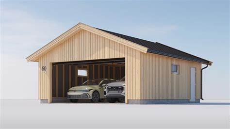 Minimum Bredde Dobbel Garasje