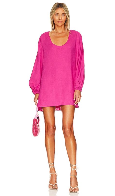 Lovers And Friends Moda Mini Dress In Hot Pink Revolve