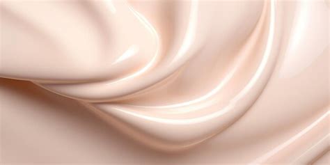 Premium AI Image Generative AI Nude Beige Color Background Flowing Cream Liquid