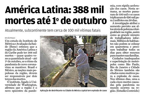 Sopesp Am Rica Latina Mil Mortes At De Outubro