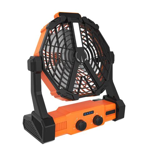 12V Fan Chargeable 10000mAh Battery Outdoor Camping Fan For Teenager