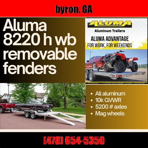 Aluma H Wb Wide Body Carhauler Trailer Side Load Alum Hwb