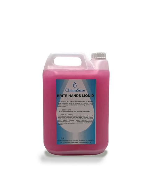 Brite Pink Liquid Soap 5ltr Chemisure Chemical Supplier