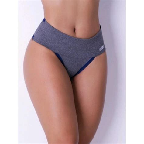 Calcinha Fitnes Cintura Alta Forro Algod O Lingerie Feminina Meninaatrevida Shopee Brasil