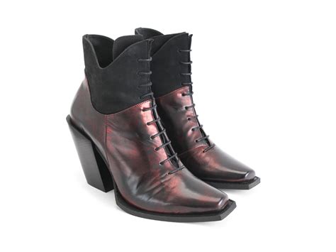 Prince George Red Metallic Fluevog Shoes