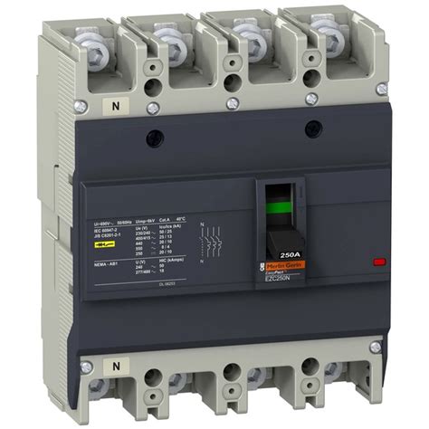 Силовой автомат Schneider Electric Easypact EZC 250, TM-D, 25кА, 4P ...