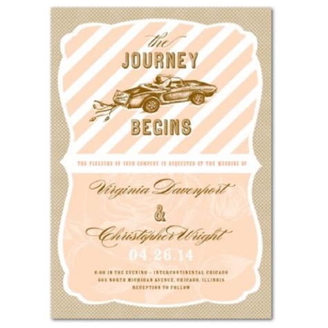 Invitaci N De Boda Vintage En Colores Nude Durazno Y Rosa Pastel Foto Wedding Paper D