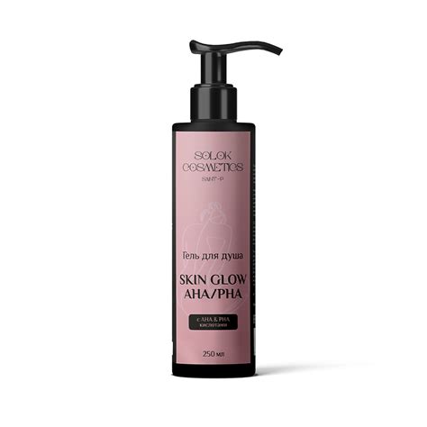 SOLOK COSMETICS Гель для душа с aha, pha-кислотами купить по низким ...