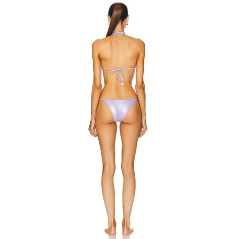 Shiny Sexy Glitter String Bikini Logo Women S Swimsuit Luxury Swimwear Piece Bikinis Set