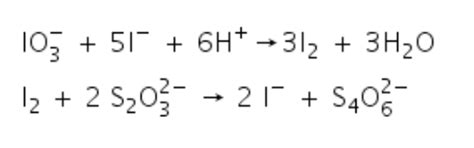 Solved In An Experiment To Standardize Some Thiosulfate Chegg