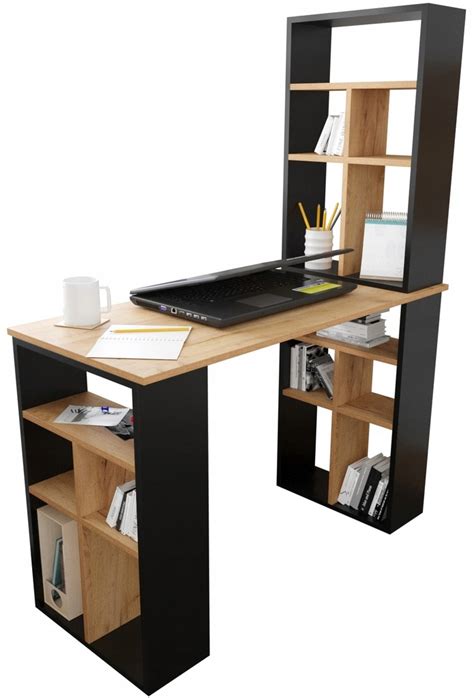 Купить Письменный стол Борис 2 горошек дуб+черный, 2 варианта: отзывы ...