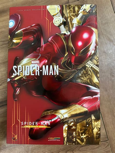 Hottoys Hot Toys Spider Man Iron Spider Armor VGM38 PS4 Marvel s Spider Man 興趣及遊戲 玩具 遊戲類
