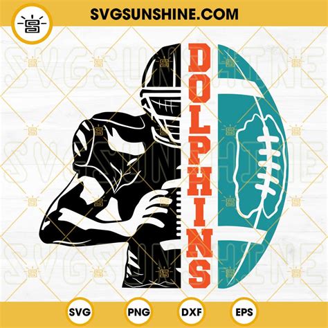 Miami Dolphins SVG Dolphins SVG Miami Dolphins SVG For Cricut Miami