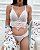 Conjunto Cropped Sem Bojo E Calcinha Fio De Tule E Renda Gardens Lingerie