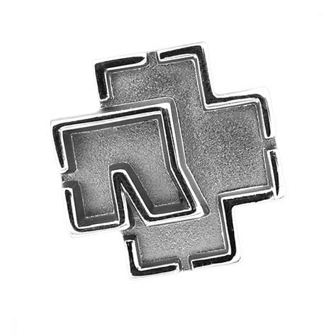 Rammstein připínací 3D kovový odznak na oblečení 2 x 2 cm, Rammstein ...